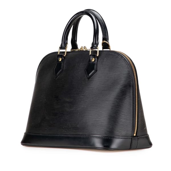 Pre-owned Louis Vuitton Epi Alma PM Black