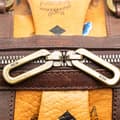 Pikkukuva 6 / 9: Pre-owned MCM Visetos Embroidered Coated Canvas Handbag Brown