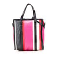 Miniatyrbilde 1 av 10: Pre-owned Balenciaga S Lambskin Bazar Shopper Satchel Pink