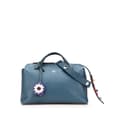 Miniatyrbilde 1 av 10: Pre-owned Fendi Medium Leather By The Way Flowerland Satchel Blue