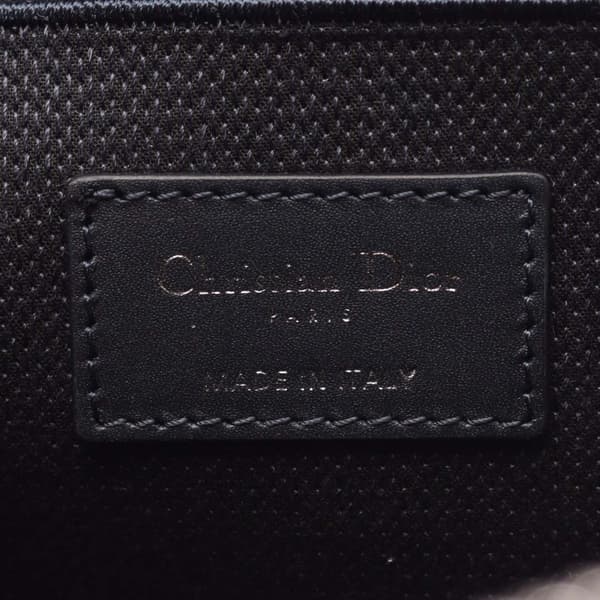 Pre-owned Dior Oblique Canvas Diortravel Vanity Case Blue