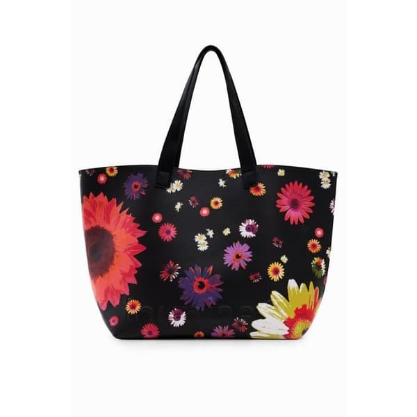 Desigual Daisy Pop Namibia handväska för kvinnor - svart/lila - TU