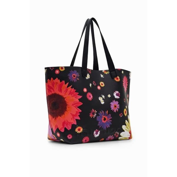 Desigual Daisy Pop Namibia handväska för kvinnor - svart/lila - TU