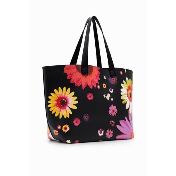Desigual Daisy Pop Namibia handväska för kvinnor - svart/lila - TU