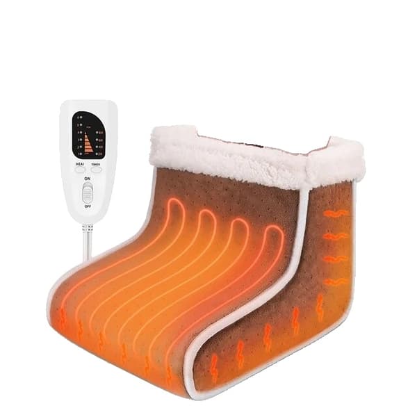 Elektrisk Fodvarmer, USB Opladning, 6-Varme og 4-Timer