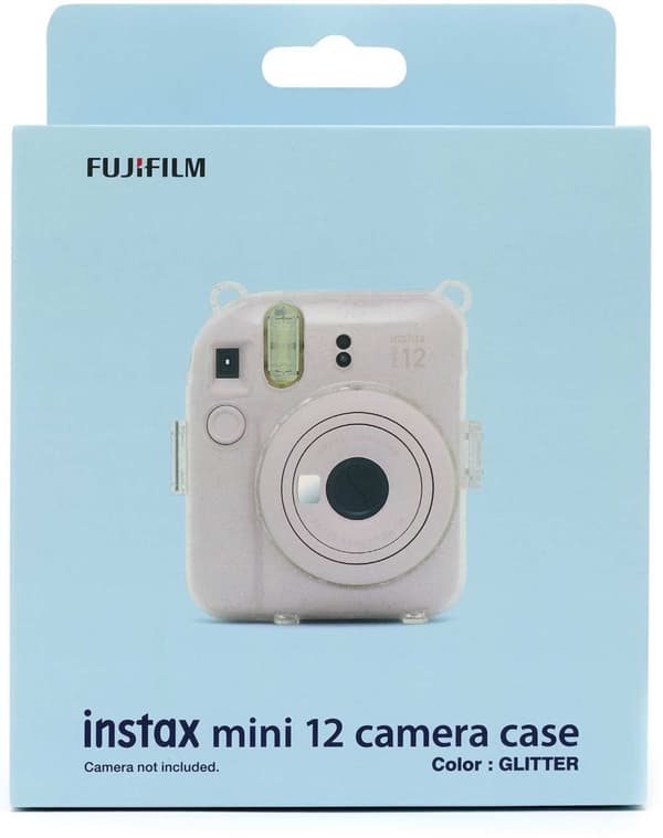 Fujifilm Instax Mini 12 case, glitter