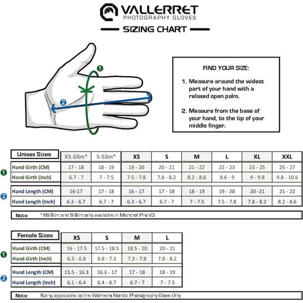Vallerret Markhof Pro V3 Photography Glove L