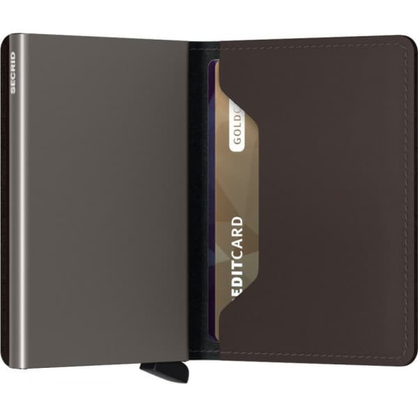 Secrid Matt Slimwallet -plånbok, tryffel