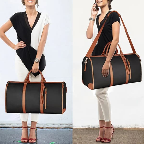 Weekend Bag - Sort/brun