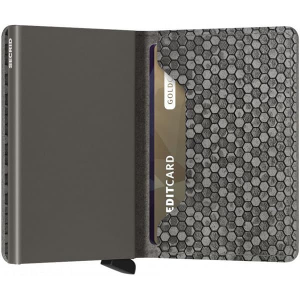 Secrid Hexagon Slimwallet -pung, grå