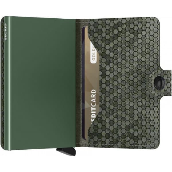 Secrid Hexagon Miniwallet-plånbok, grön