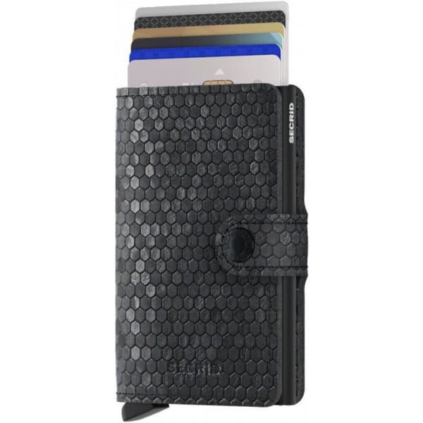 Secrid Hexagon Miniwallet-plånbok, svart