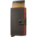 Miniatyrbild 2 av 5: Secrid Miniwallet Matte plånbok, tryffel/orange