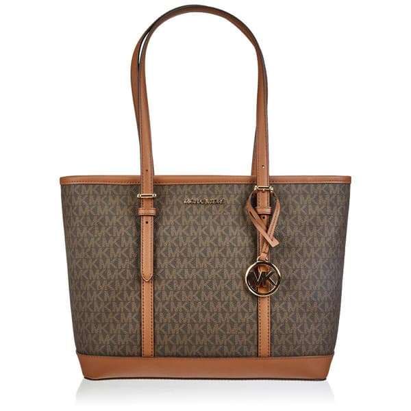 Naisten Käsilaukku Michael Kors 35S0GTVT1V-BROWN Ruskea 35 x 25 x 13 cm
