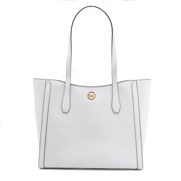 Axelväska Michael Kors Leida Vit 34 x 29 x 12 cm