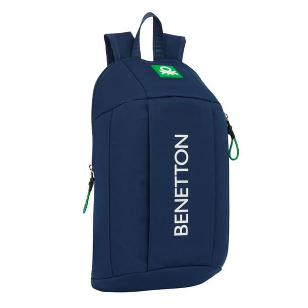 Ryggsäck Casual Benetton Green Marinblå 22 x 39 x 10 cm