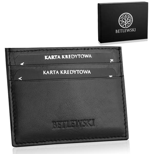 BEZ-08 SORT Kortholder BUSINESS