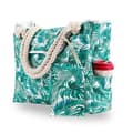 Miniatyrbillede 6 af 7: Lollanda Stor strandtaske Dame med lille taske, Vandtæt & Rummelig Strandtaske, Strandtaske / Strandtaske - Picnictaske - 42x15x42 cm