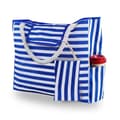 Miniatyrbillede 1 af 4: Lollanda Stor strandtaske Dame med lille taske, Vandtæt & Rummelig Strandtaske, Strandtaske / Strandtaske - Picnictaske - 42x15x42 cm