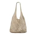 Pikkukuva 1 / 4: Lollanda Beach Bag Naisten Neulottu verkkolaukku 39x61 cm, Rantalaukku - Boho Olkalaukku