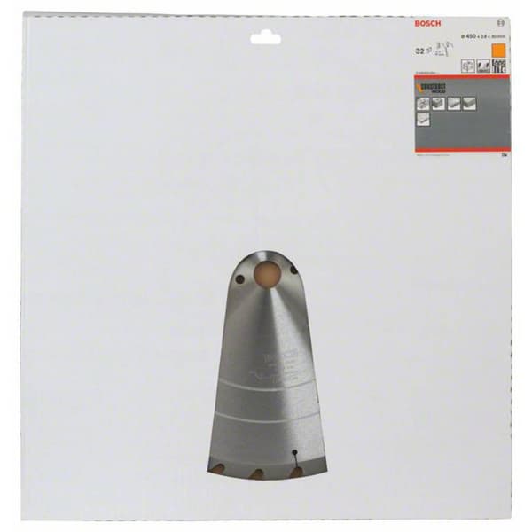 Bosch Accessories Construct Wood 2608640694 Hårdmetall cirkelsågklinga 450 x 30 x 3.8 mm Antal tänder (per tum): 32 1 s