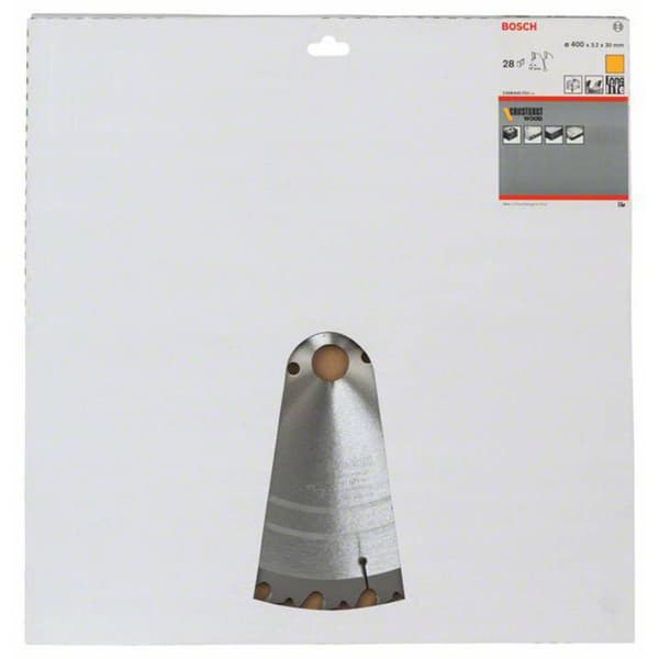 Bosch Accessories Construct Wood 2608640703 Hårdmetall cirkelsågklinga 400 x 30 x 3.2 mm Antal tänder (per tum): 28 1 s