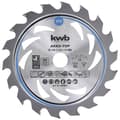 Miniatyrbild 1 av 4: kwb 581854 Hårdmetall cirkelsågklinga 130 x 16 x 1.0 mm Antal tänder (per tum): 18 1 st