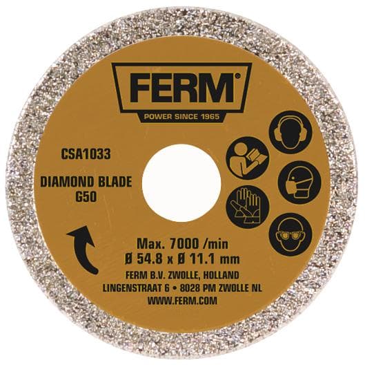 FERM - CSA1033 - Diamant-savklinge - G50 - DIY