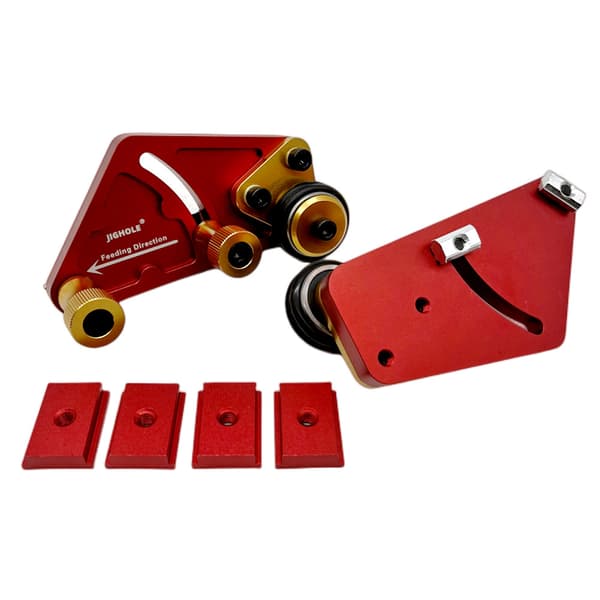 Uppgraderad lagerrullmatare Aluminiumlegering Fjäder Loc Board Bord Såg Matning Säkerhet Framdrivning Träbearbetning Hjälpverktyg