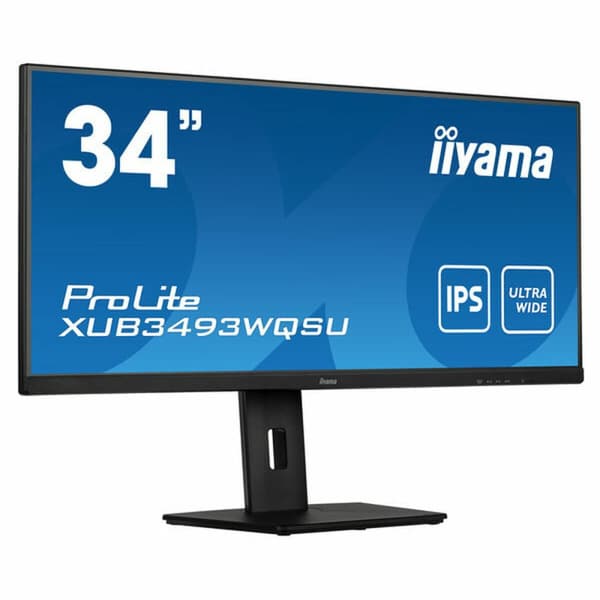 Monitor Iiyama XUB3493WQSU-B5 Svart 75 Hz 34" UltraWide Quad HD