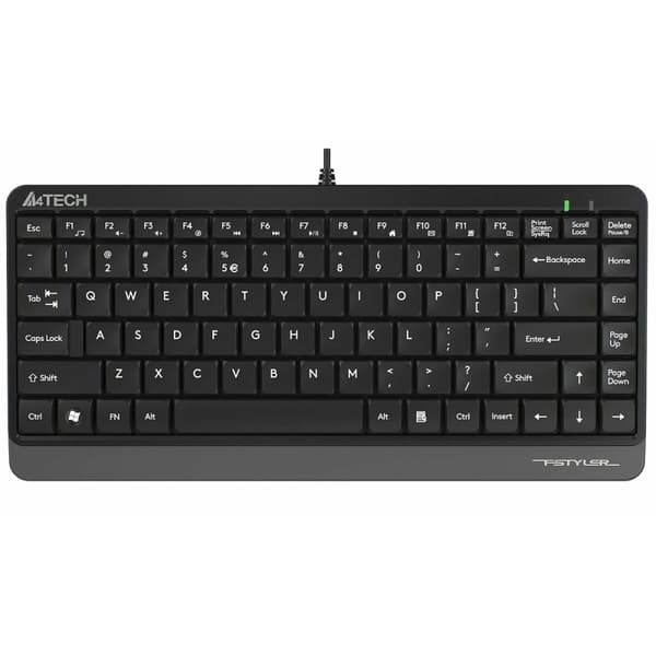 Tastatur A4 Tech A4TKLA46787 Sort Engelsk