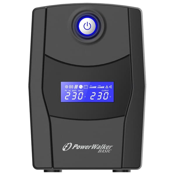 Interaktiv Strømforsyning Power Walker VI 800 STL 480 W - System til Uafbrydelig Energi med UPS-funktion.