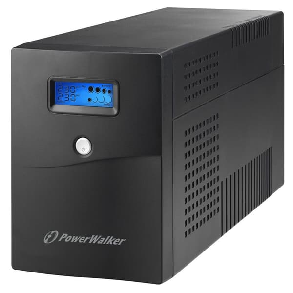 Interaktiv Strømforsyning Power Walker VI 3000 SCL 1800 W - Effektiv UPS til kontinuerlig strømforsyning derhjemme eller på kontoret.