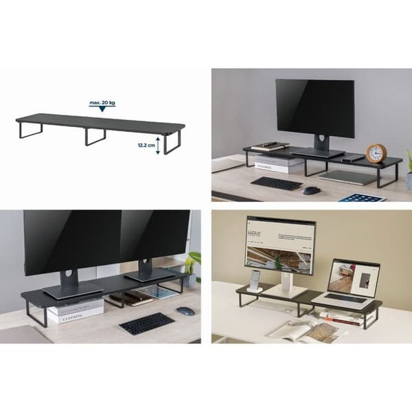 Bordfäste för Skärm GEMBIRD MS-TABLE2-01 26 X 12,2 X 100 CM - Praktiskt och robust skärmfäste för hemmakontoret.