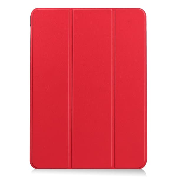 Konstläderfodral med ställ till iPad Air 13 (2024) - Röd