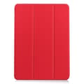 Miniatyrbilde 2 av 4: Kunstlærveske med stativ for iPad Air 13 (2024) - Rød