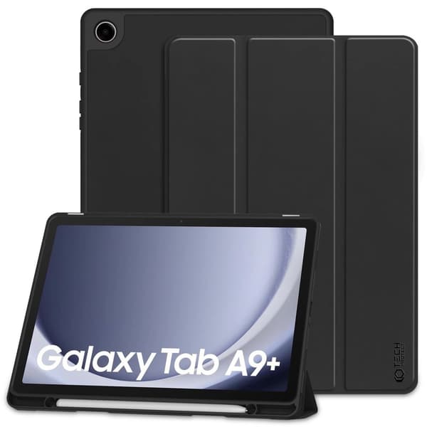 Tech-Protect-etui til Samsung Galaxy Tab A9+ 11" X210 / X215 / X216 - Sort