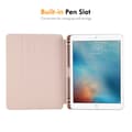 Miniatyrbild 5 av 8: Konstläderfodral med ställ till iPad Air / Air 2 / 9,7 2017 / 2018 - Grå