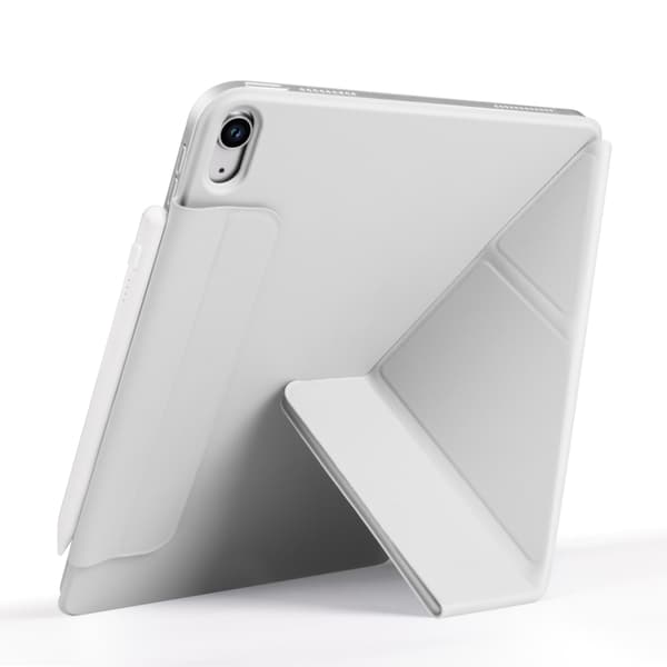 Konstläderfodral med ställ och magneter till iPad Air 13 2024 - Grå