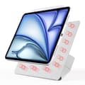 Miniatyrbild 7 av 7: Konstläderfodral med ställ och magneter till iPad Air 13 2024 - Grå