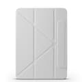 Pikkukuva 2 / 7: Keinonahkakotelo jalustalla ja magneeteilla iPad Pro 12.9 2022 / 2021 / 2020 - harmaa - harmaa