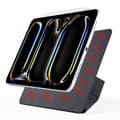 Pikkukuva 7 / 7: Keinonahkakotelo jalustalla ja magneeteilla iPad Pro 11 2024 - Svart