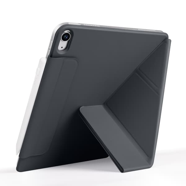 Kunstlæderetui med stativ og magneter til iPad Air 13 2024 - Svart