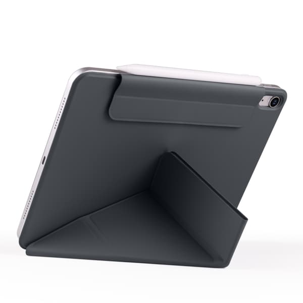 Kunstlæderetui med stativ og magneter til iPad Air 13 2024 - Svart