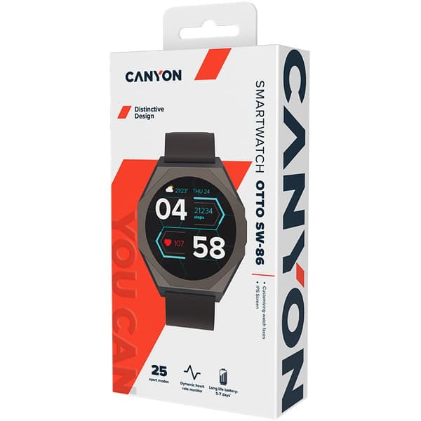 CANYON smart watch Otto SW-86 Black