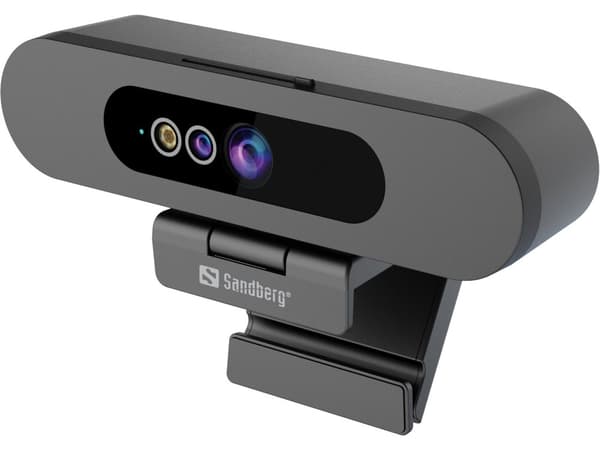 Sandberg 134-40 Face-ID Webcam 2 Sort