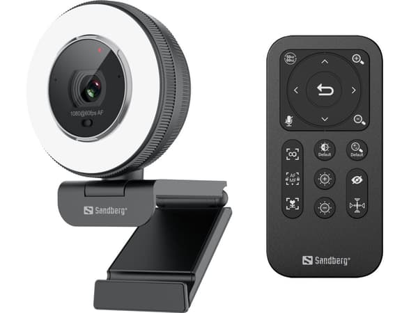 Sandberg 134-39 Streamer USB Webcam Pro Elite Sort