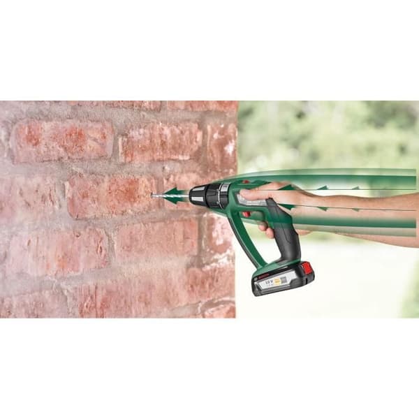 BOSCH Trådlös hammarborr PSB Ergo 18 LI-2 med 2 batterier