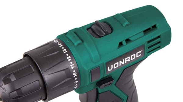 VONROC Bore-/skruemaskine 16V | Inkl. akku og oplader