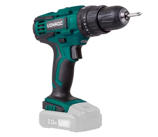 VONROC Slagborrmaskin 20V | Exkl. batteri och laddare